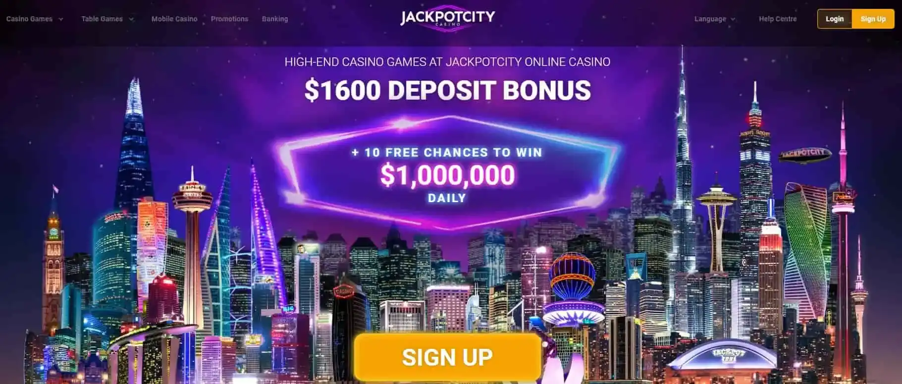 JackpotCity Online Casino Nova Scotia 2026 Claim Up To C 1600