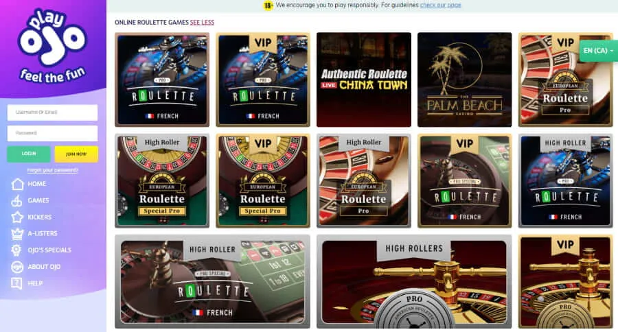 PlayOjO Online Casino Nova Scotia 2026 Claim 80 Free Spins 1 Bonus 
