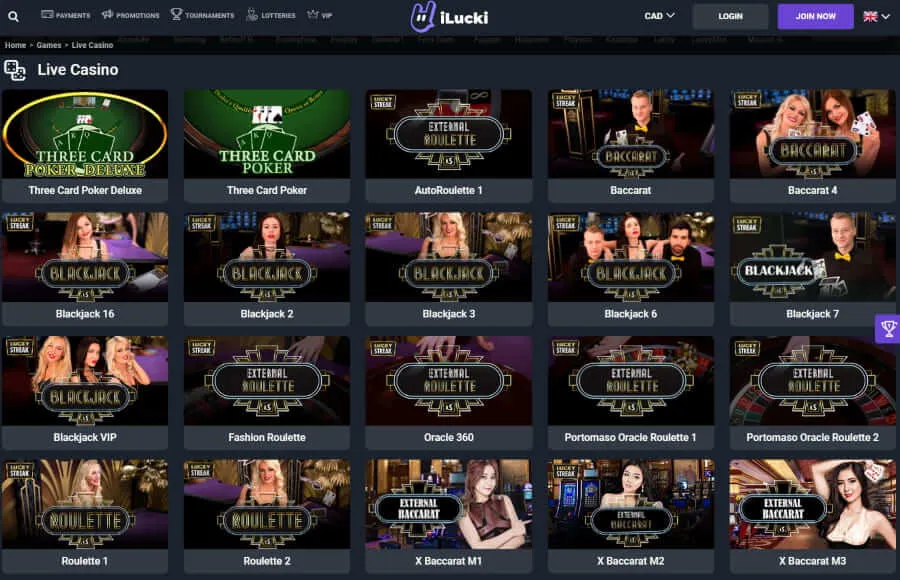 iLucki Casino live